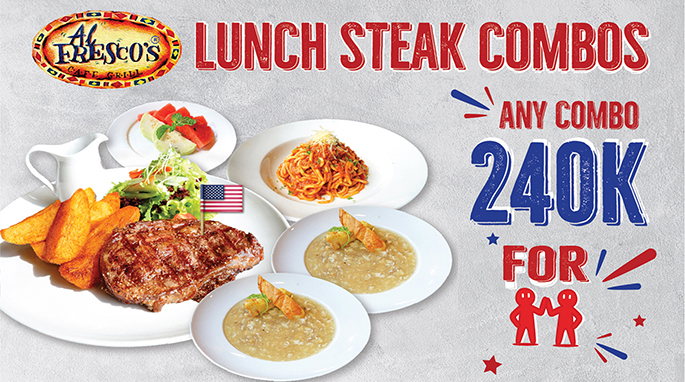 LUNCH STEAK COMBOS