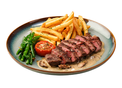 PAN SEARED STEAK IN BUTTER SAUCE