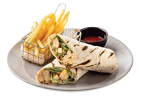 CHICKEN CAESAR SALAD WRAP