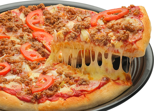 Pizza Double Cheese Burger